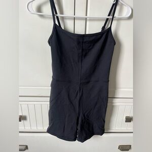 Aritzia Wilfred Black Divinity Romper